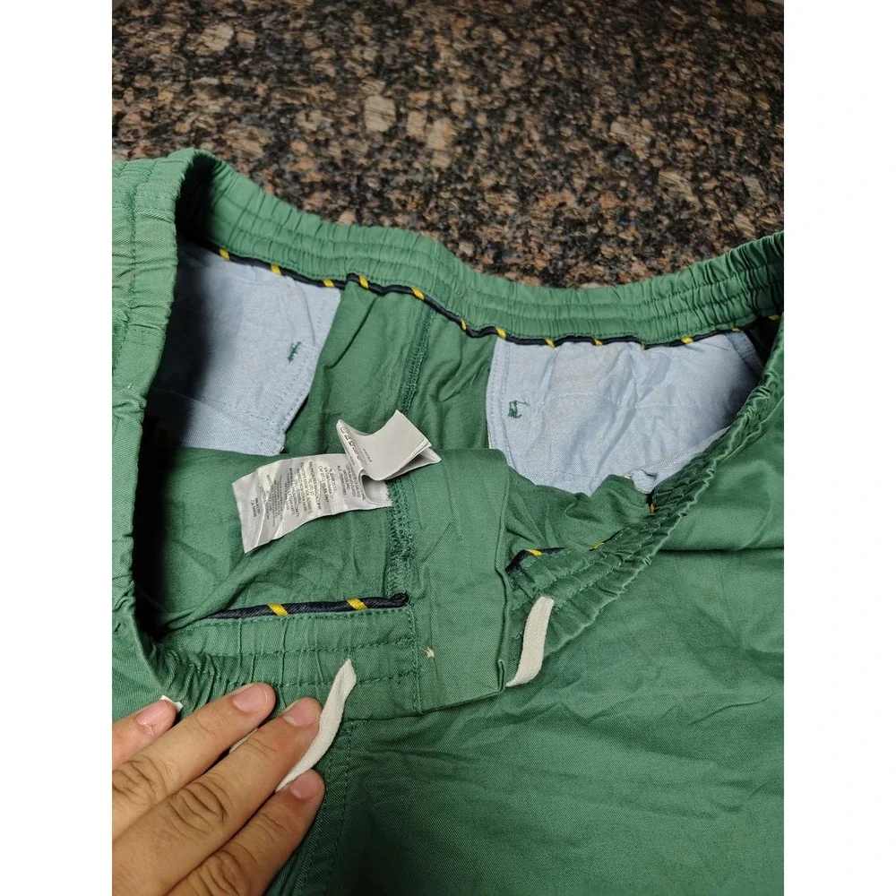 Polo Ralph Lauren Mens Classic Fit Green Drawstring Shorts 2XLT Pony Logo